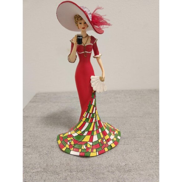 Resin Coca Cola Lady In Red Timeless Refreshment of Coca Cola Collection - Picture 10 of 10